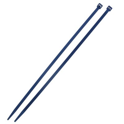 14" 120 lb Metal Detectable Tie Wraps - Teal 100/PKG