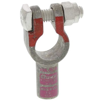 1 AWG, Pink Battery Connector Crimp Terminal, Straight  - Positive  4001-050P