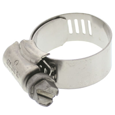 #40 Lined Hose Clamp, 316 Stainless 1/2" Band - 5/16" Hex Head, 1/PKG