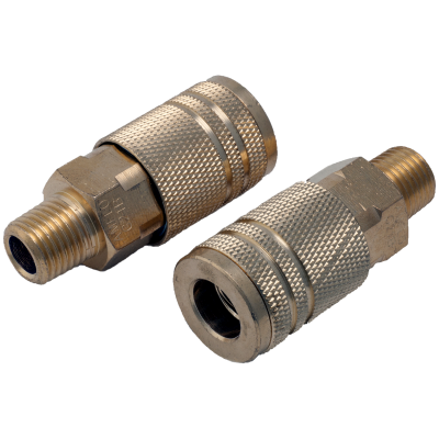 1/4" Industrial Coupler — 1/4" Male NPT