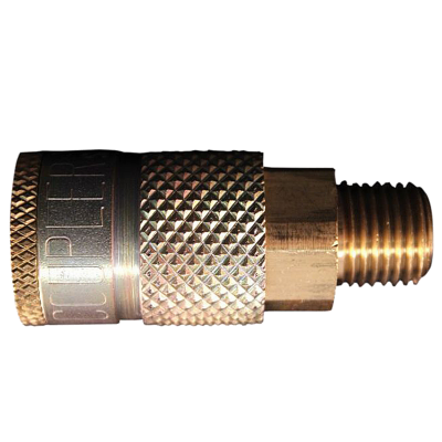 1/4" Automotive Coupler — 1/4" Male NPT, Brass