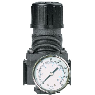 Tru-Flate 27-424  1/2" NPT Air Line Regulator with Gauge