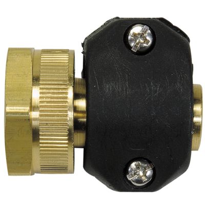 1/2" Brass Garden Hose End — 3/4" Female