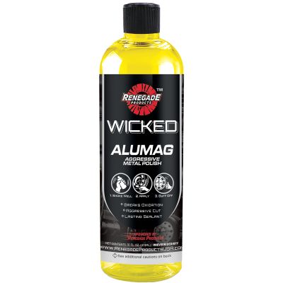 Wicked Alumag Chrome Metal Polish — 16 oz., Squeeze Bottle