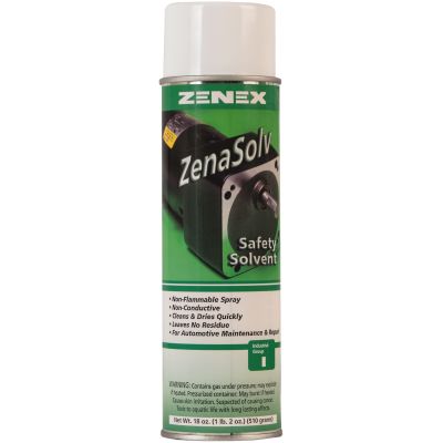 Zenex ZenaSolv Safety Solvent and Degreaser — 18 oz. Aerosol