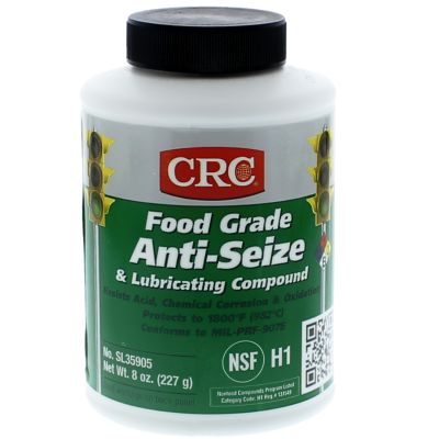 CRC Food Grade Anti-Seize & Lubricating Compound — 8 oz. Brush-Top Bottle