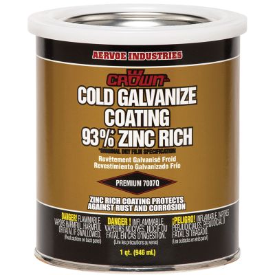 Crown 7007Q Matte Galvanize Coating - 1 qt. Can