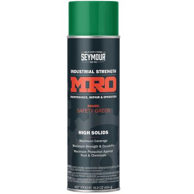 Seymour Safety Green High Solids Protective Coating MRO Paint — 16 oz. Aerosol