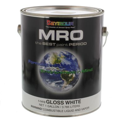 Seymour Gloss White High Solids Protective Coating MRO Paint — 1 Gallon Can