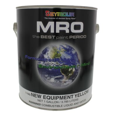 Seymour New Equipment Yellow High Solids Protective Coating MRO Paint — 1 Gallon Can