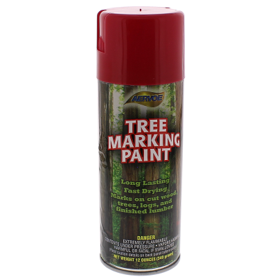 Aervoe 610  Red Tree Marking Paint - 12 oz. Aerosol