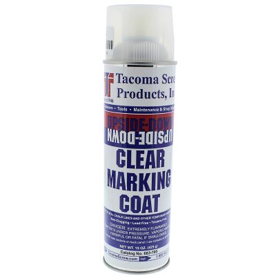 Tacoma Screw Products™ Clear Coat Upside-Down Marking Paint — 15 oz. Aerosol