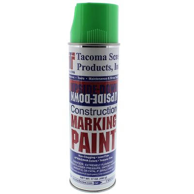 Tacoma Screw Products™ Fluorescent Green Upside-Down Marking Paint — 17 oz. Aerosol