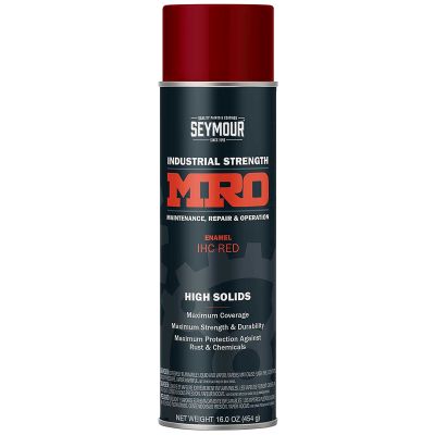 Seymour MRO IHC Red Engine Enamel High Solids — 16 oz. Aerosol