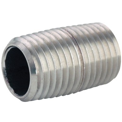 304 Stainless Steel Pipe Fitting 1" x Close Nipple