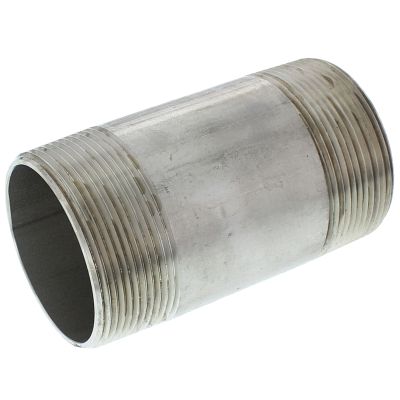 304 Stainless Steel Pipe Fitting 1-1/2" x 2" Nipple