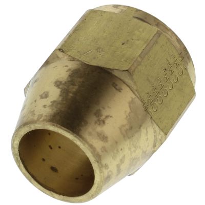 1/2" SAE 45 Flare Brass Fitting - Short Nut