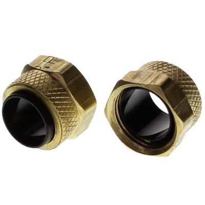 3/8" Poly-Tite Brass Fitting for Low Pressure Tubing (not D.O.T.) - Nut & Sleeve Assembly
