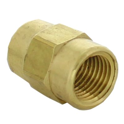 1/2" Brass Pipe Fitting — Coupling