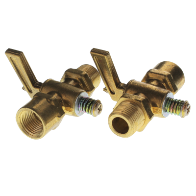 1/4" Brass Male / Female Pipe Shut-Off Valve