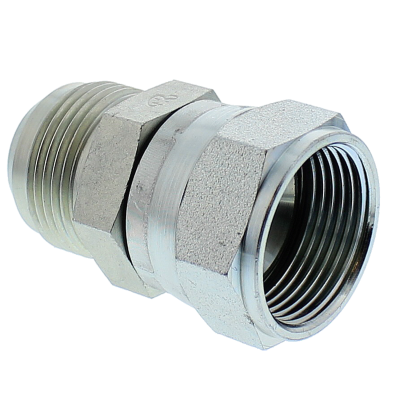 9/16"-18 Male x 9/16"-18 Female JIC Swivel Extender