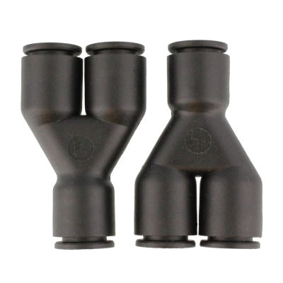 3/8" Composite Push-in  Union Y (Tube to Tube)