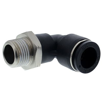 1/4" x 1/4" Composite Push-In Male Swivel Elbows (Tube to Male Pipe)