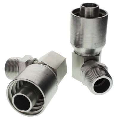 1" x 1" 90º NPTF Male Swivel GC Series