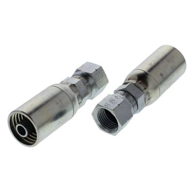 3/8" x 3/8" Female SAE 45° Swivel Vari-Crimp