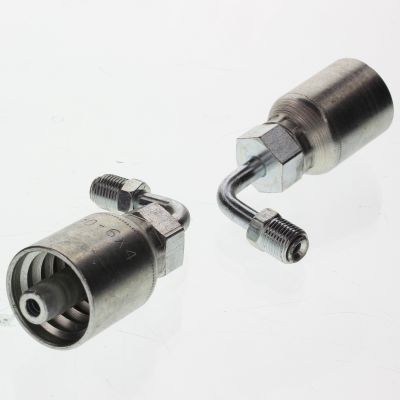 3/8" x 7/16"-24 90º Bend Inverted Flare GC Series