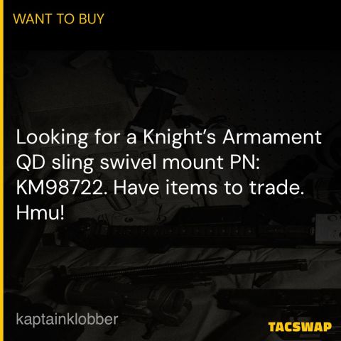 ISO KAC QD SLING SWIVEL MOUNT