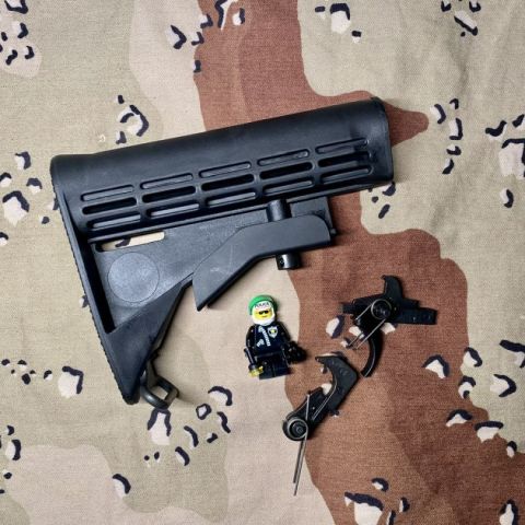 Colt M4LE stock & Trigger