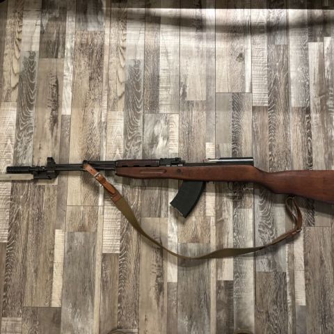 Yugo SKS with bayonet