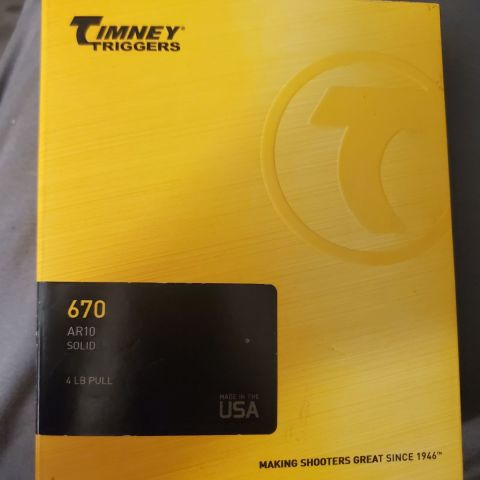 NIB Timney 670 AR-10 Trigger