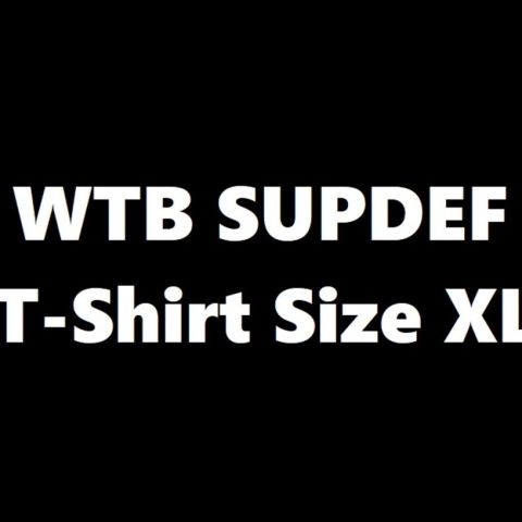 Looking for SUPDEF Superior Defense T-shirt size XL. Either DM here or on instagram @enon535