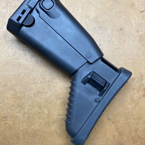 Scar Stock, Black, used. 
