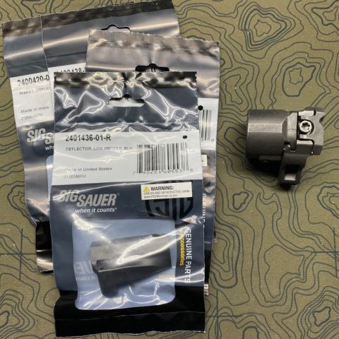Sig MCX forward assist delete and all components, and AR buffer folding adapter(adapter sold). 