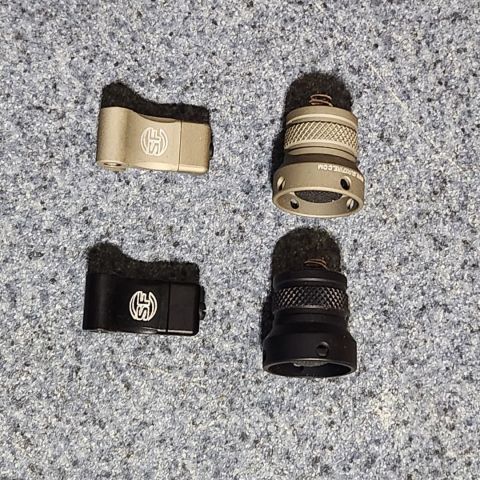 Surefire caps and mounts.