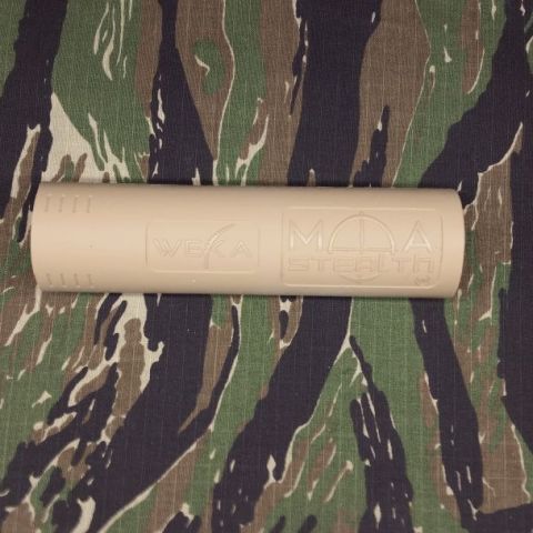 Weka MOA Stealth silicone suppressor cover.(6.25" long) Fits 1.5"-1.6" cans.