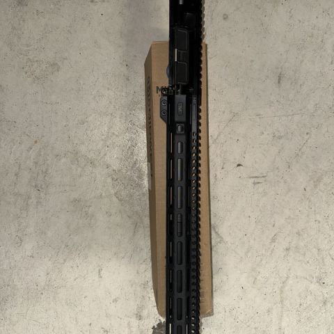 16” upper, Rail, and optic