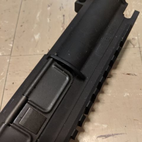 Colt CAGE code 9mm upper, stripped