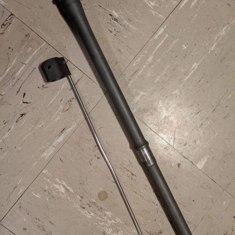 Noveske 16" lightweight barrel, mid length, very low round count. Comes with pinned Noveske gas block. Can provide more photos if requested. $SOLD shipped USPS priority, or SOLD shipped with an LMT MPI bolt that was used with it.