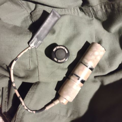 Super old school Surefire 3DL IR illuminator. Perfect companion to a PAQ-4C. $85 with no tailcap, $150 with the tape. 