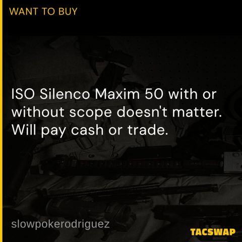WTB Silencerco Maxim 50