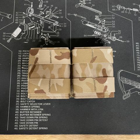 Esstac 5.56 Double Kywi Shorty Multicam Arid. New never used, comes with malice clips. 