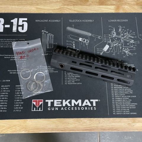 KAC 8.5” URX4 with shims. Like new take off from my SR-30