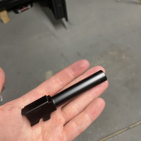 Gen 5 G45/G19/G19X oem barrel. This has never been fired outside of the factory. 