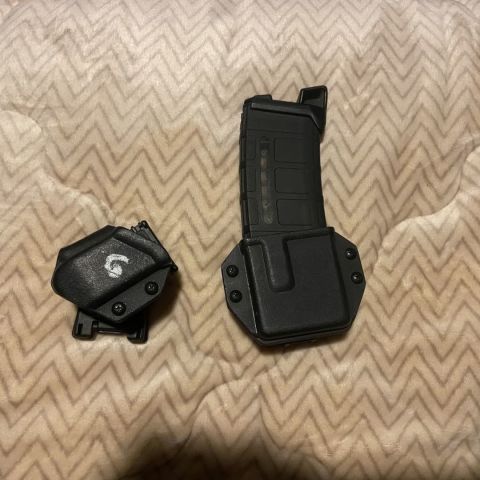 Trex arms kydex mars carrier
Ar-15 w/ teklok $35
Pistol w/ teklok $30(I have 2)