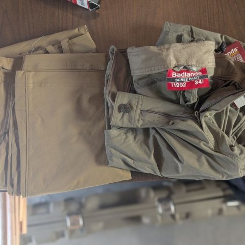 Badlands scree pants 34 long