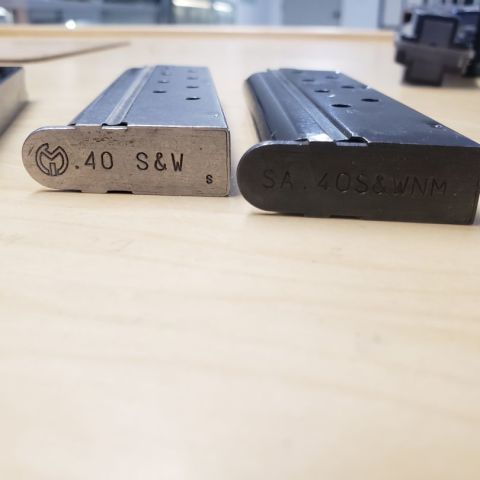 40 S&W 1911 Mags